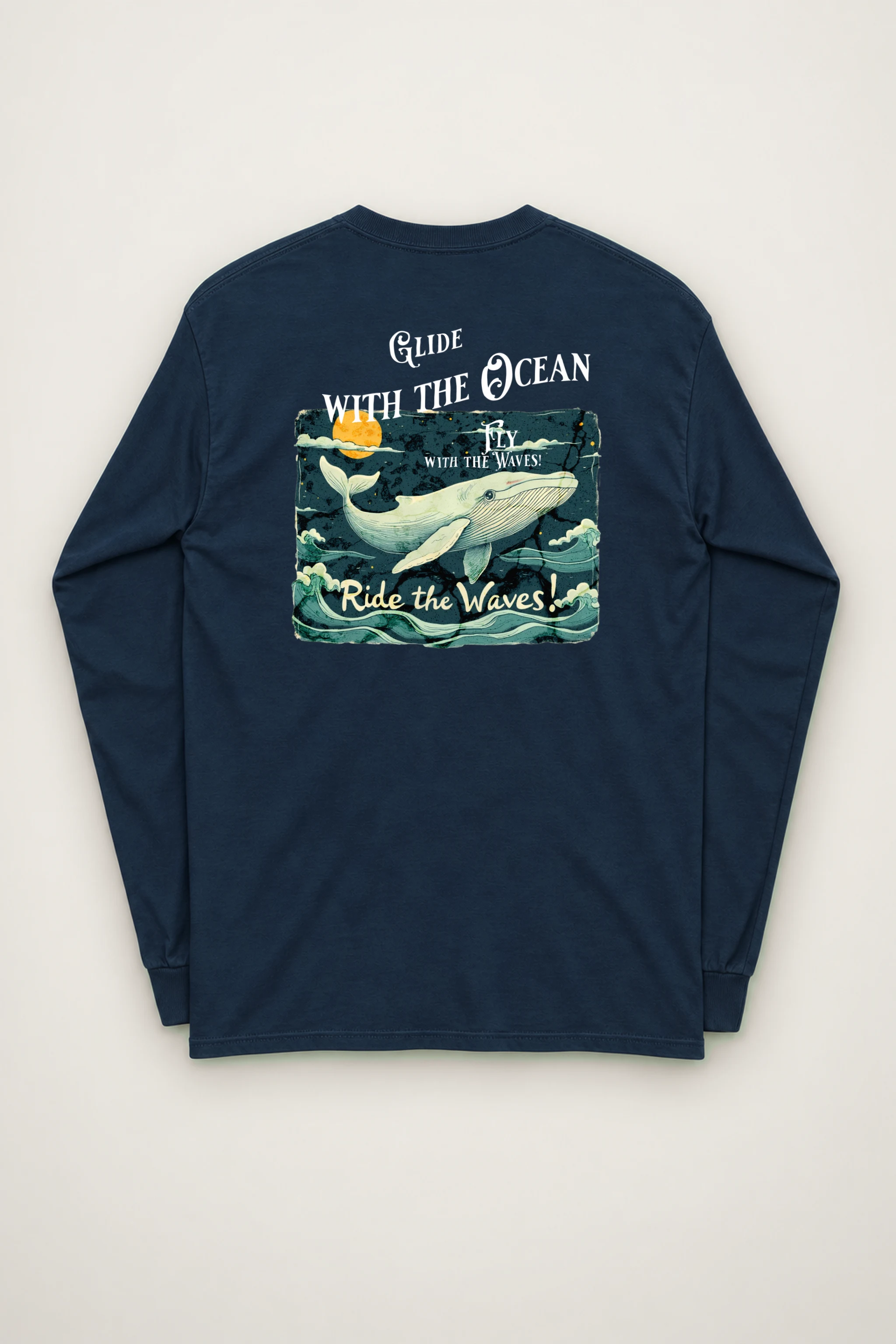 "Glide With The Ocean" Unisex Longsleeve T-shirt
