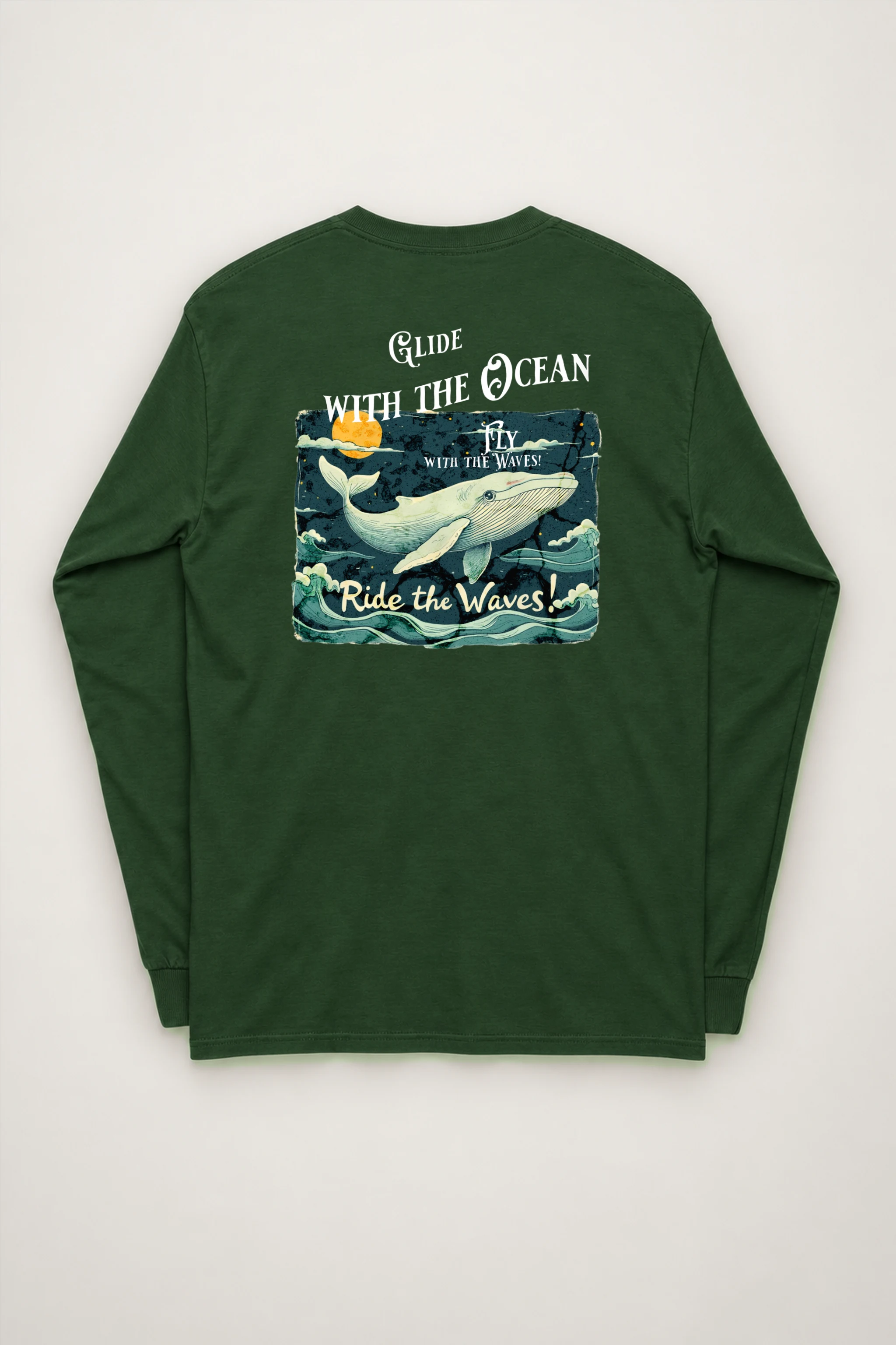 "Glide With The Ocean" Unisex Longsleeve T-shirt