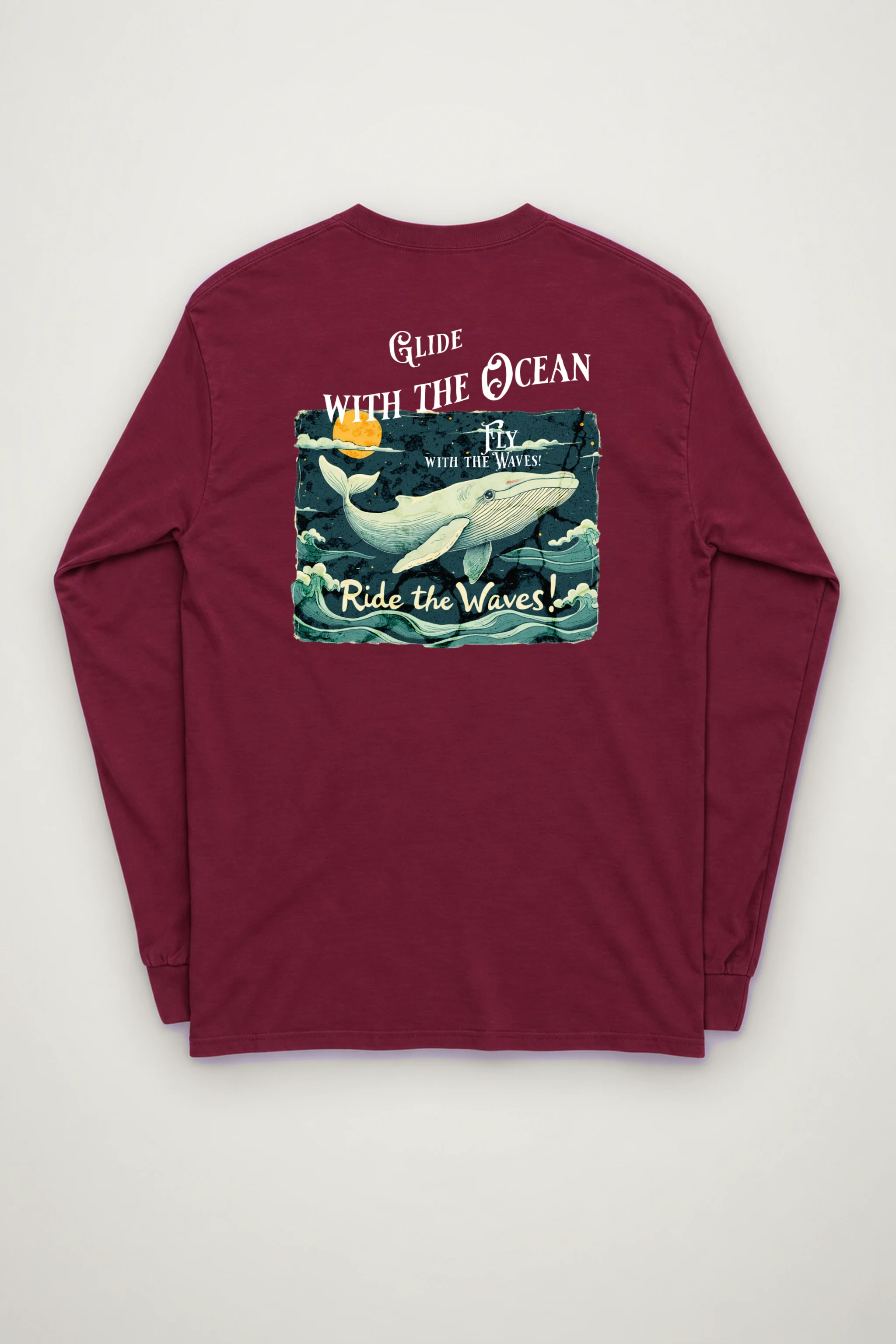 "Glide With The Ocean" Unisex Longsleeve T-shirt