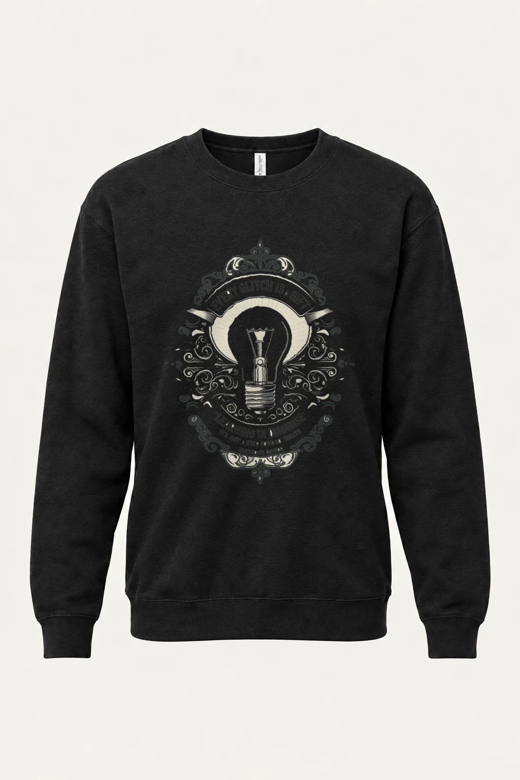 "Glitch Is A Gift" Heavy Blend Unisex Crewneck Sweatshirt | Gildan 18000