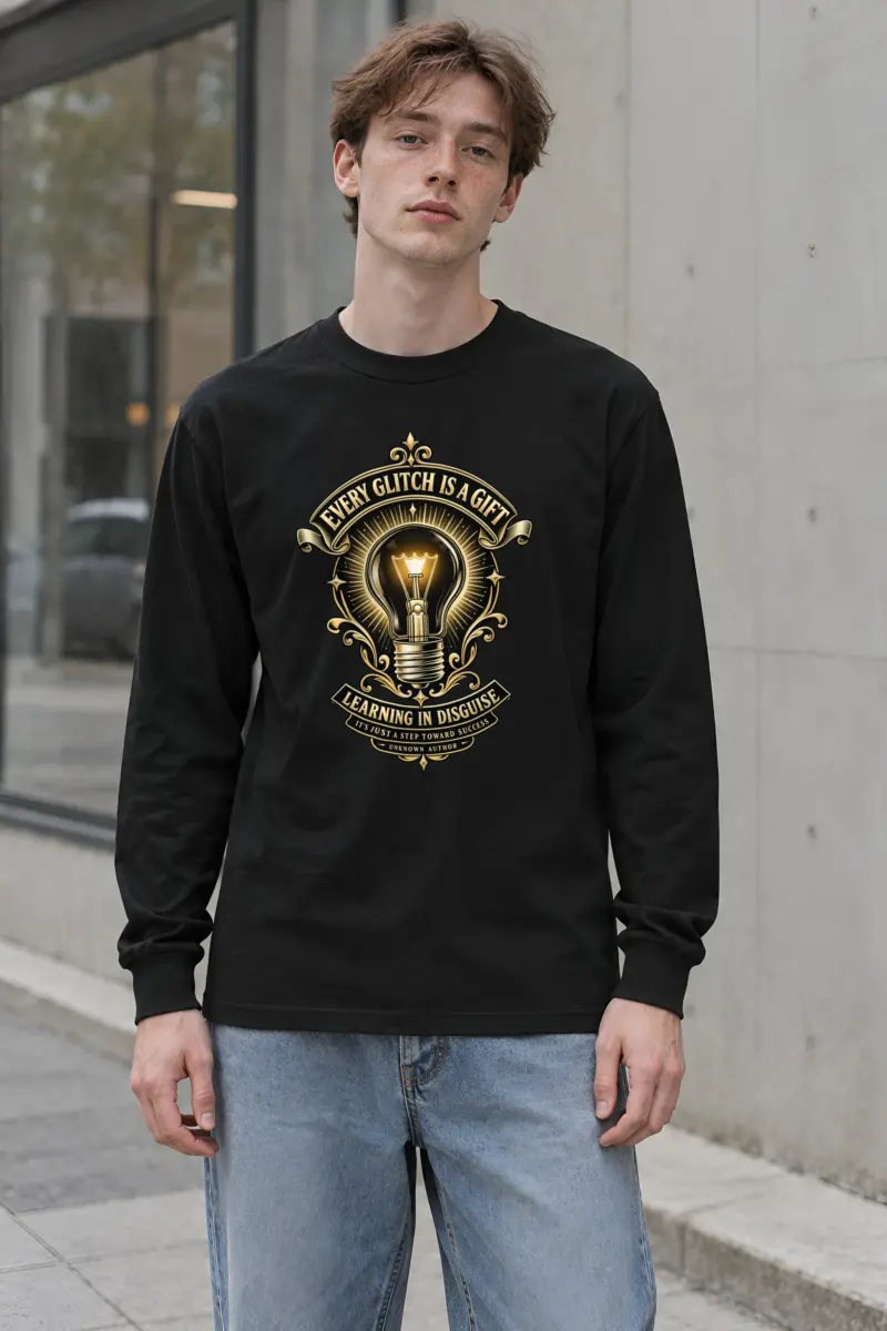 "Glitch Is A Gift" Unisex Longsleeve T-shirt