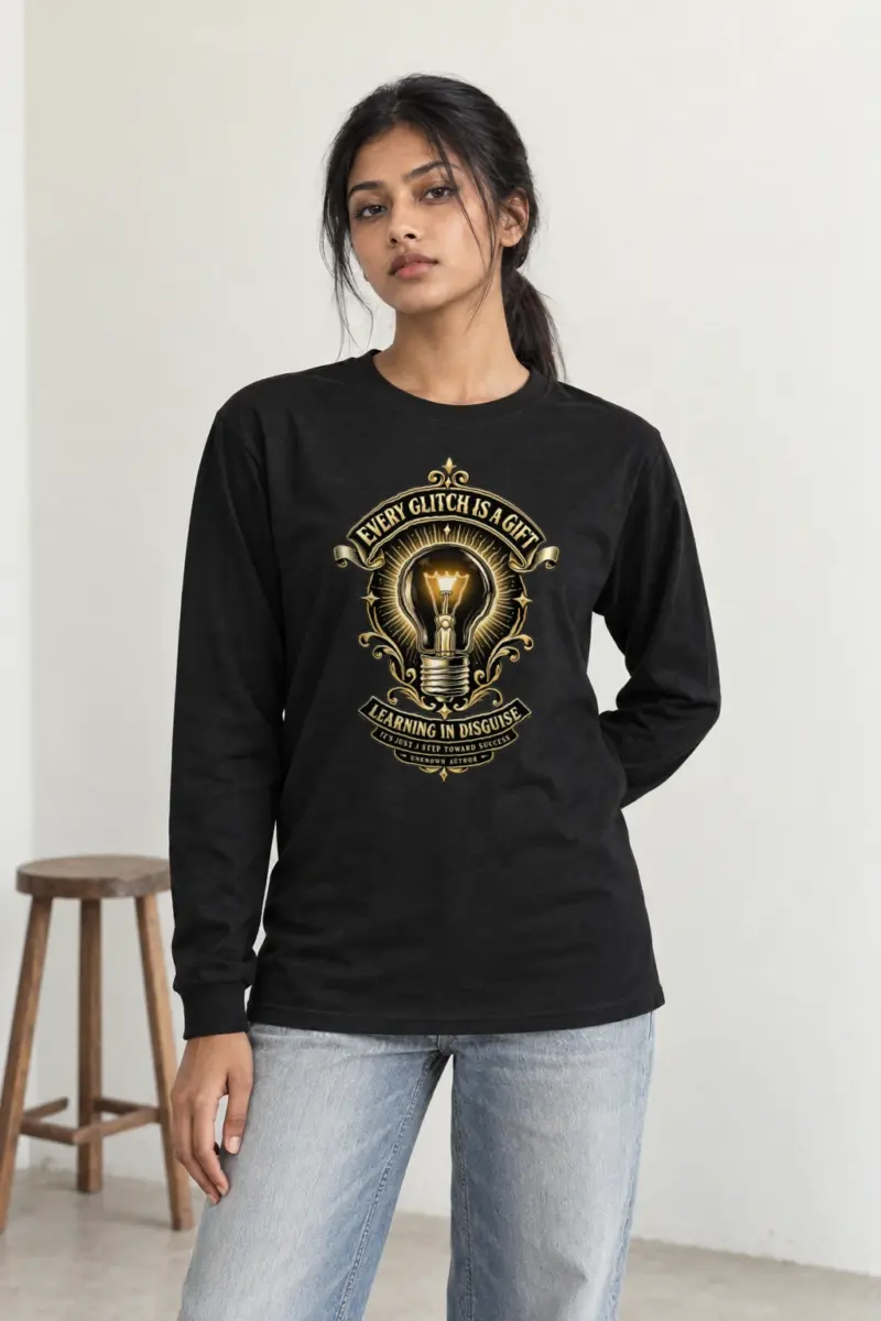"Glitch Is A Gift" Unisex Longsleeve T-shirt | Gildan 2400