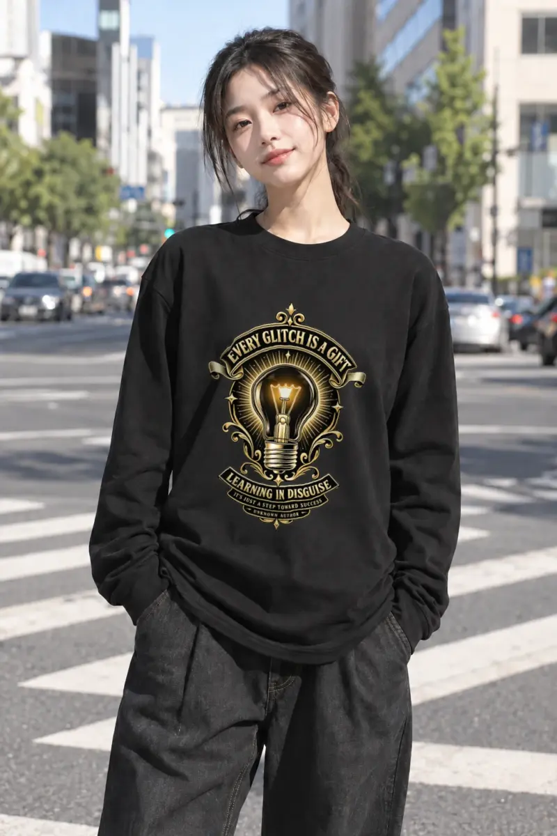"Glitch Is A Gift" Unisex Longsleeve T-shirt | Gildan 2400