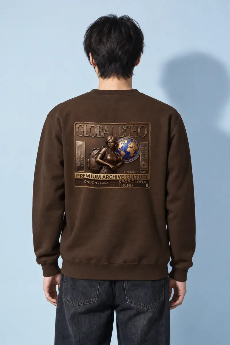 "Global Echo" Heavy Blend Unisex Crewneck Sweatshirt