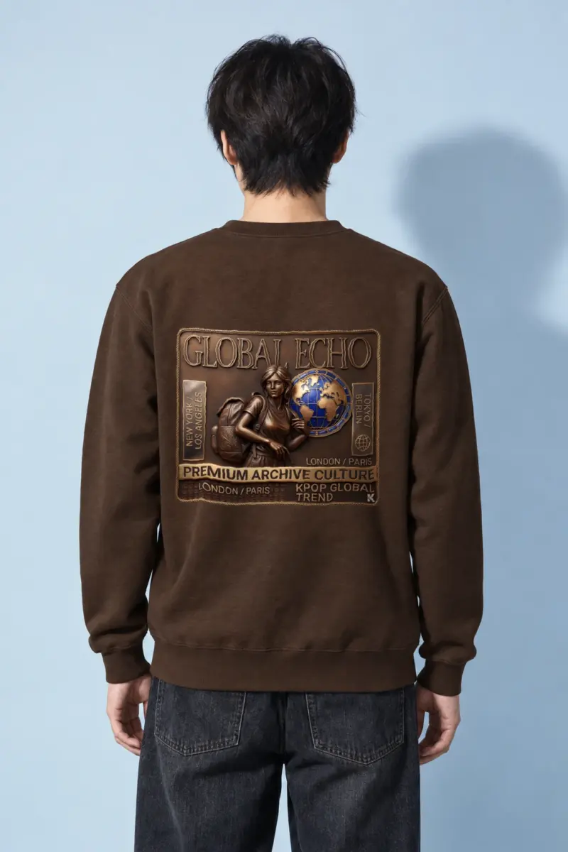 "Global Echo" Heavy Blend Unisex Crewneck Sweatshirt