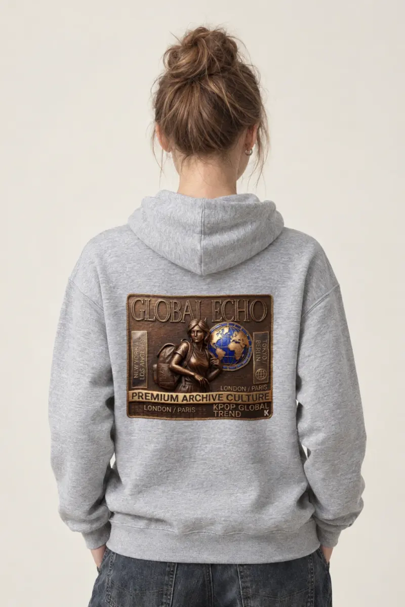 "Global Echo" Heavy Blend Unisex Pullover Hoodie