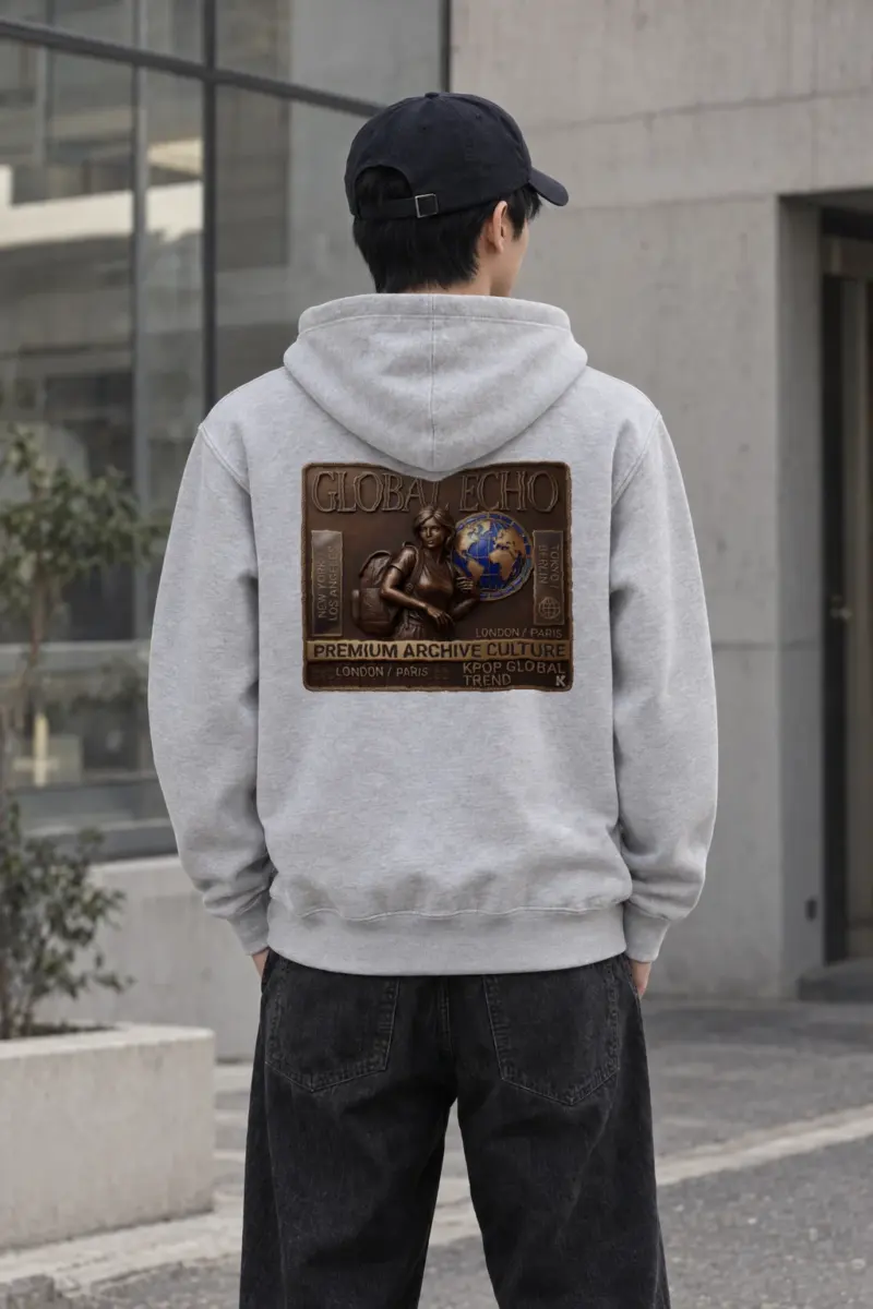 "Global Echo" Heavy Blend Unisex Pullover Hoodie