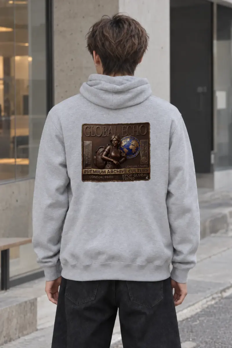 "Global Echo" Heavy Blend Unisex Pullover Hoodie