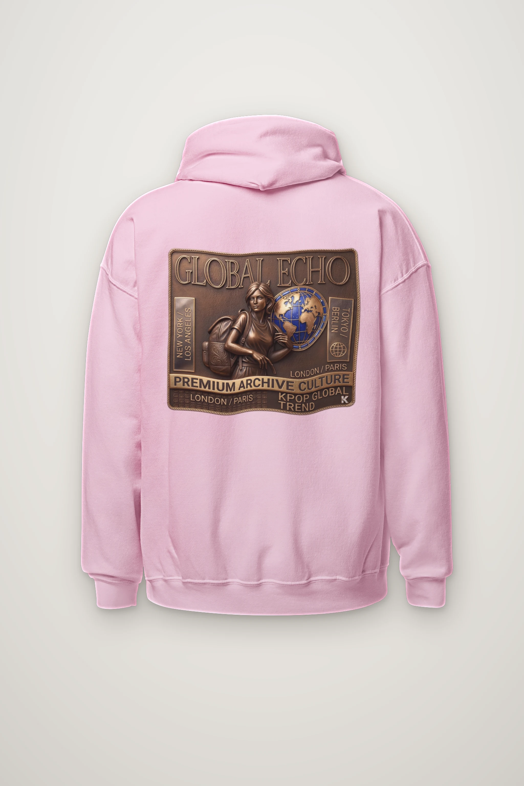 "Global Echo" Heavy Blend Unisex Pullover Hoodie