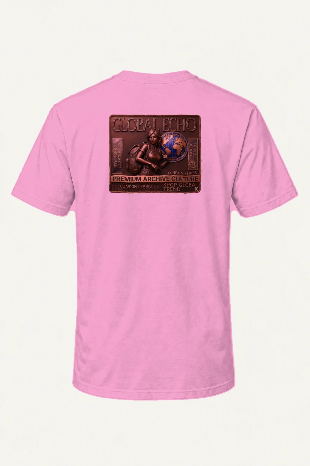 "Global Echo" Heavyweight Unisex Crewneck T-shirt | Gildan 5000