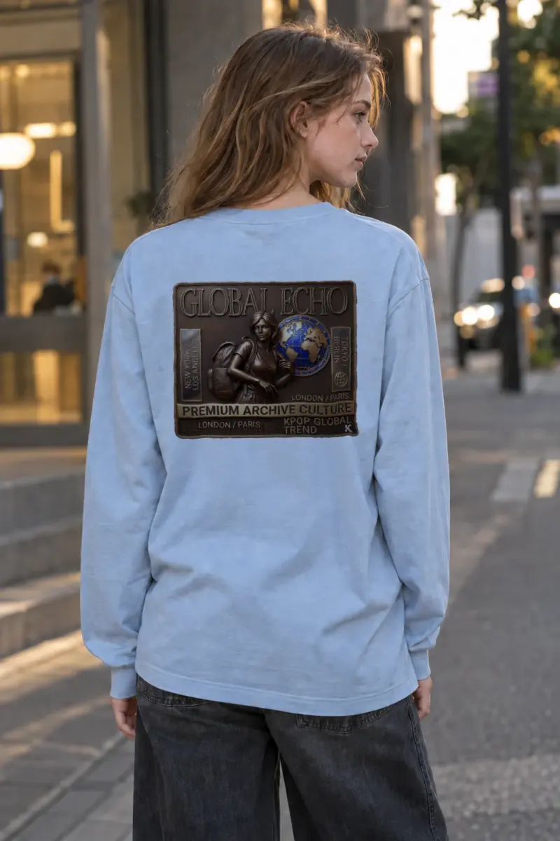 “Global Echo” Unisex Longsleeve T-shirt | Gildan 2400
