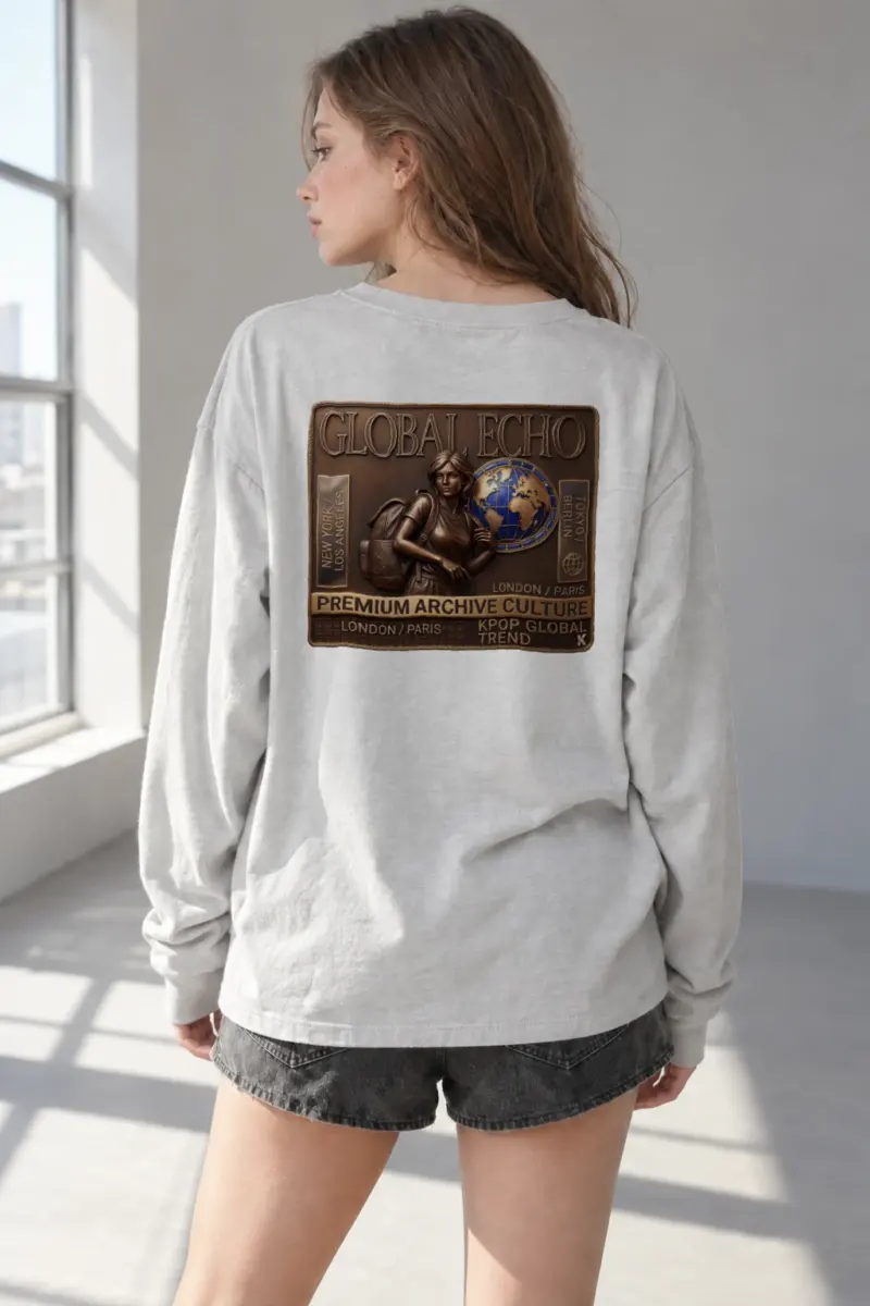 "Global Echo" Unisex Longsleeve T-shirt | Gildan 2400