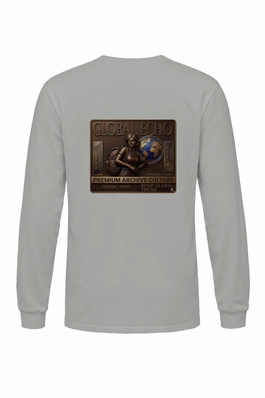 "Global Echo" Unisex Longsleeve T-shirt | Gildan 2400