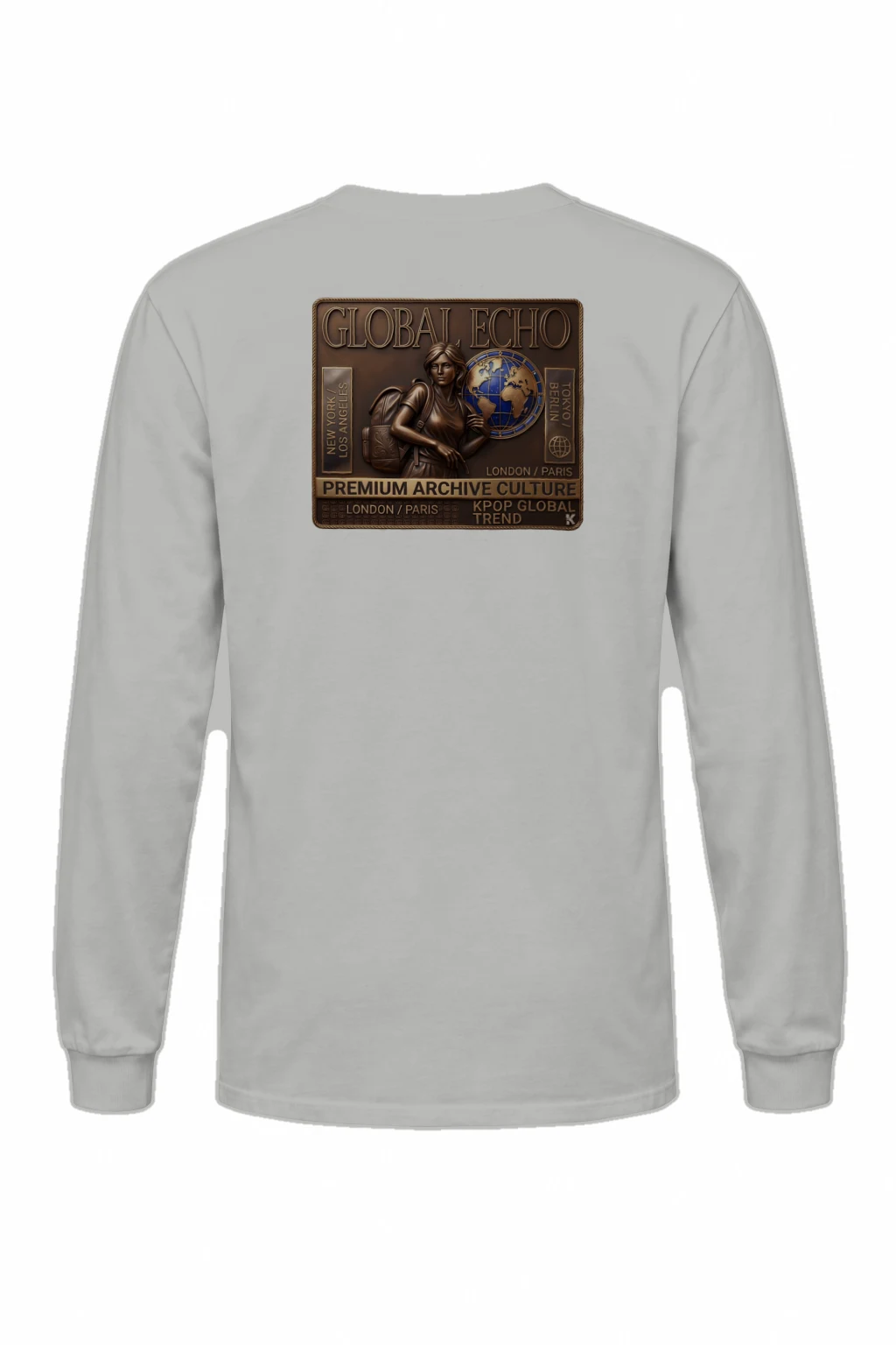 "Global Echo" Unisex Longsleeve T-shirt | Gildan 2400