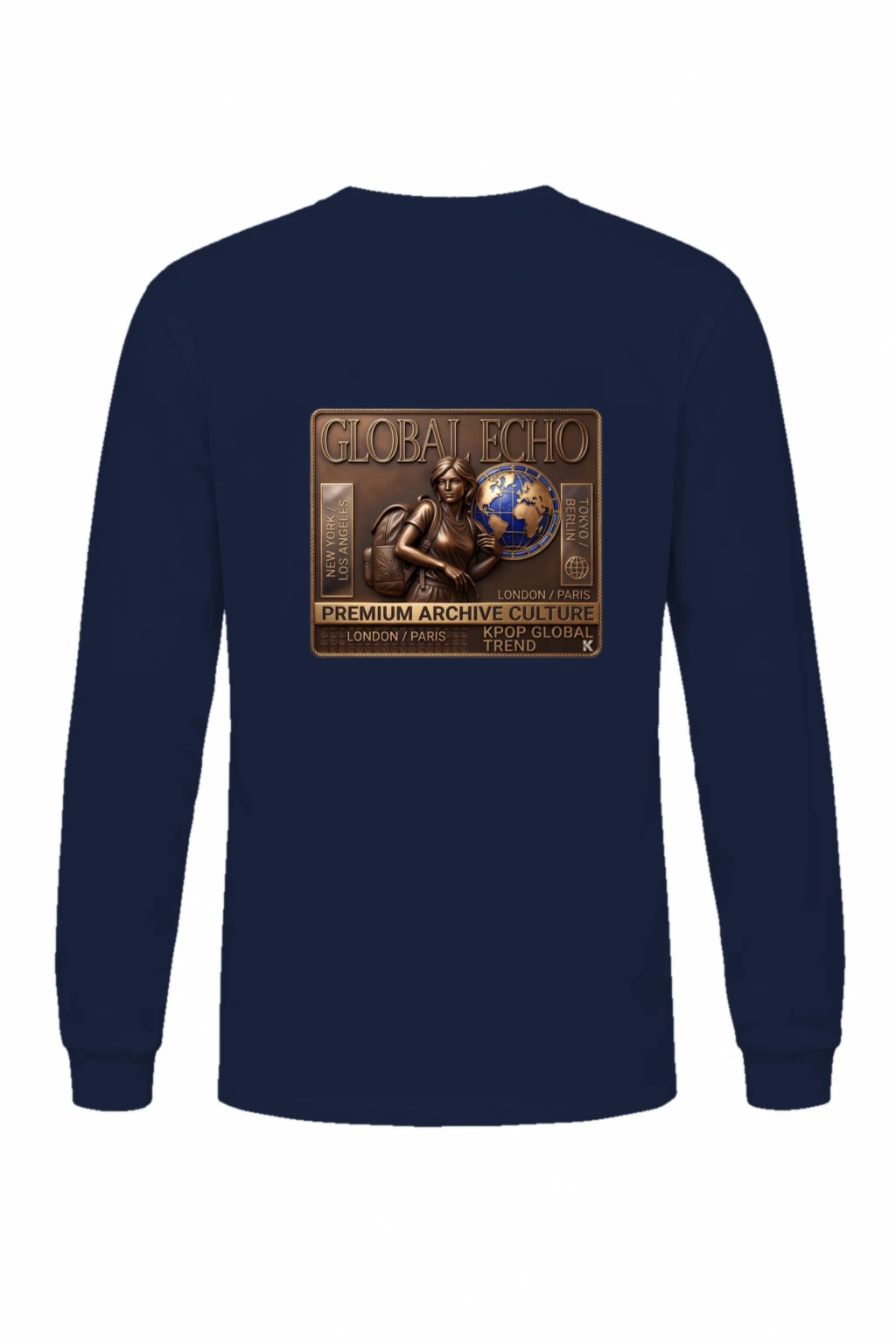 "Global Echo" Unisex Longsleeve T-shirt | Gildan 2400