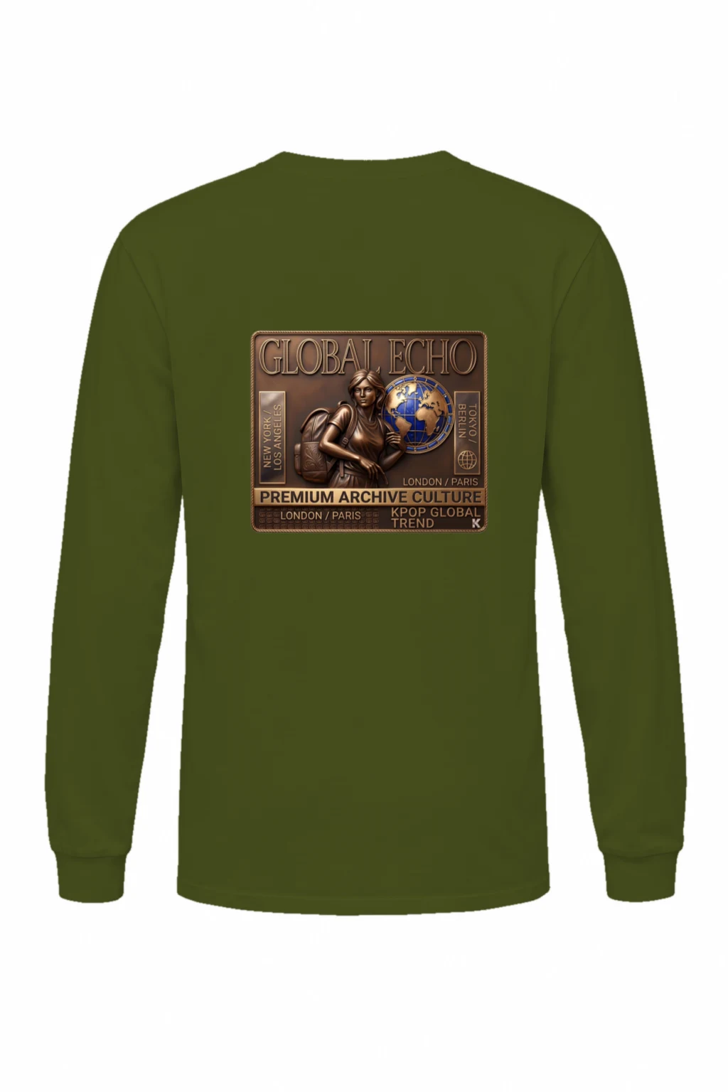 "Global Echo" Unisex Longsleeve T-shirt | Gildan 2400