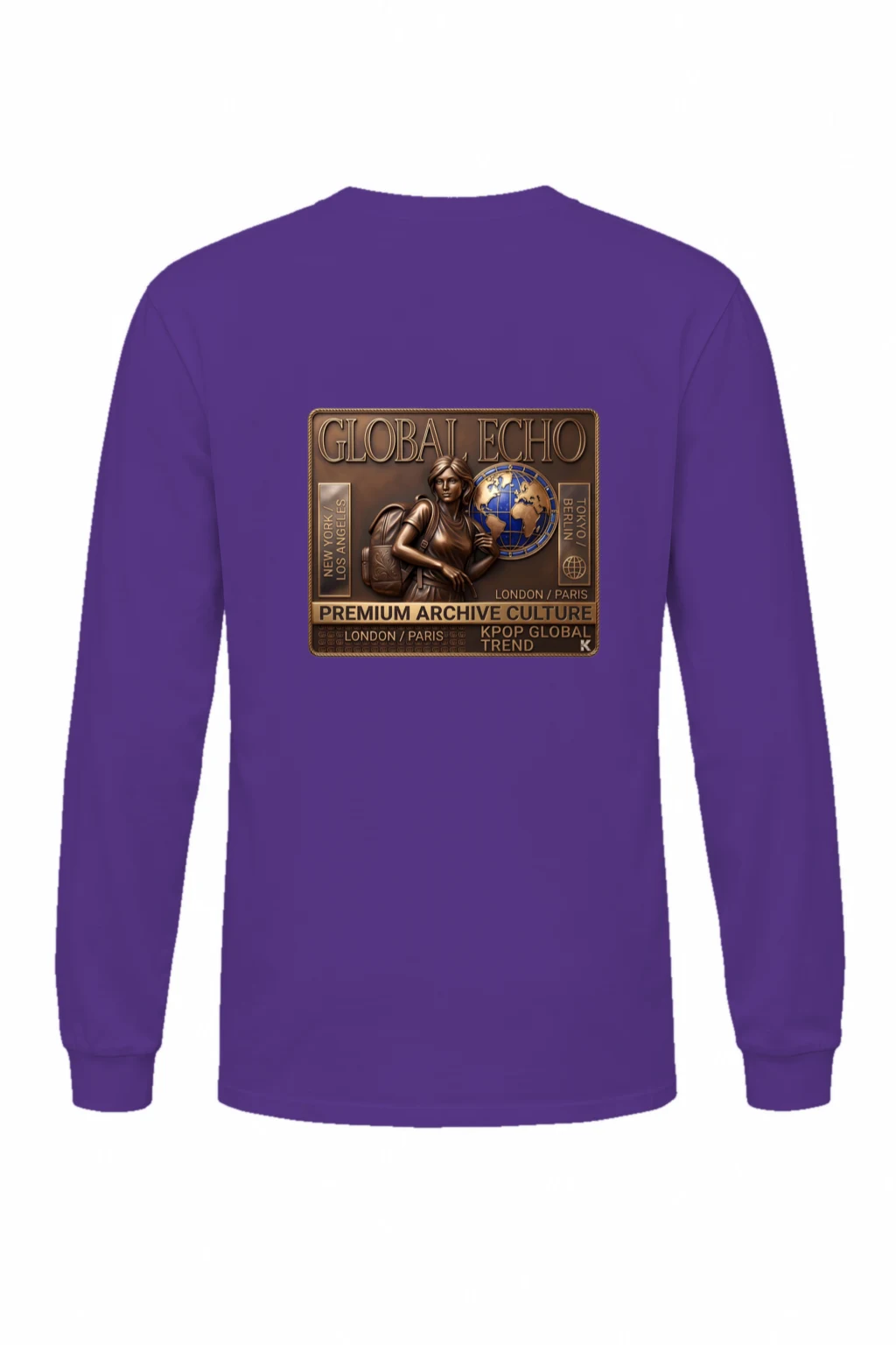 "Global Echo" Unisex Longsleeve T-shirt | Gildan 2400