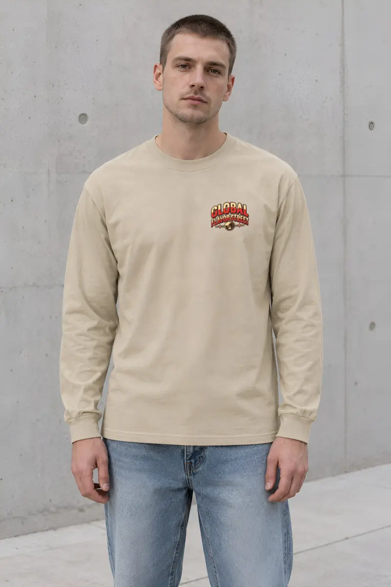 "Global Flavor Street" Unisex Longsleeve T-shirt