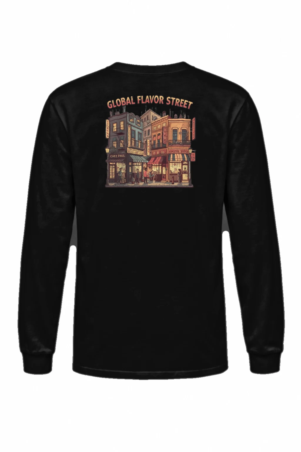 "Global Flavor Street" Unisex Longsleeve T-shirt | Gildan 2400