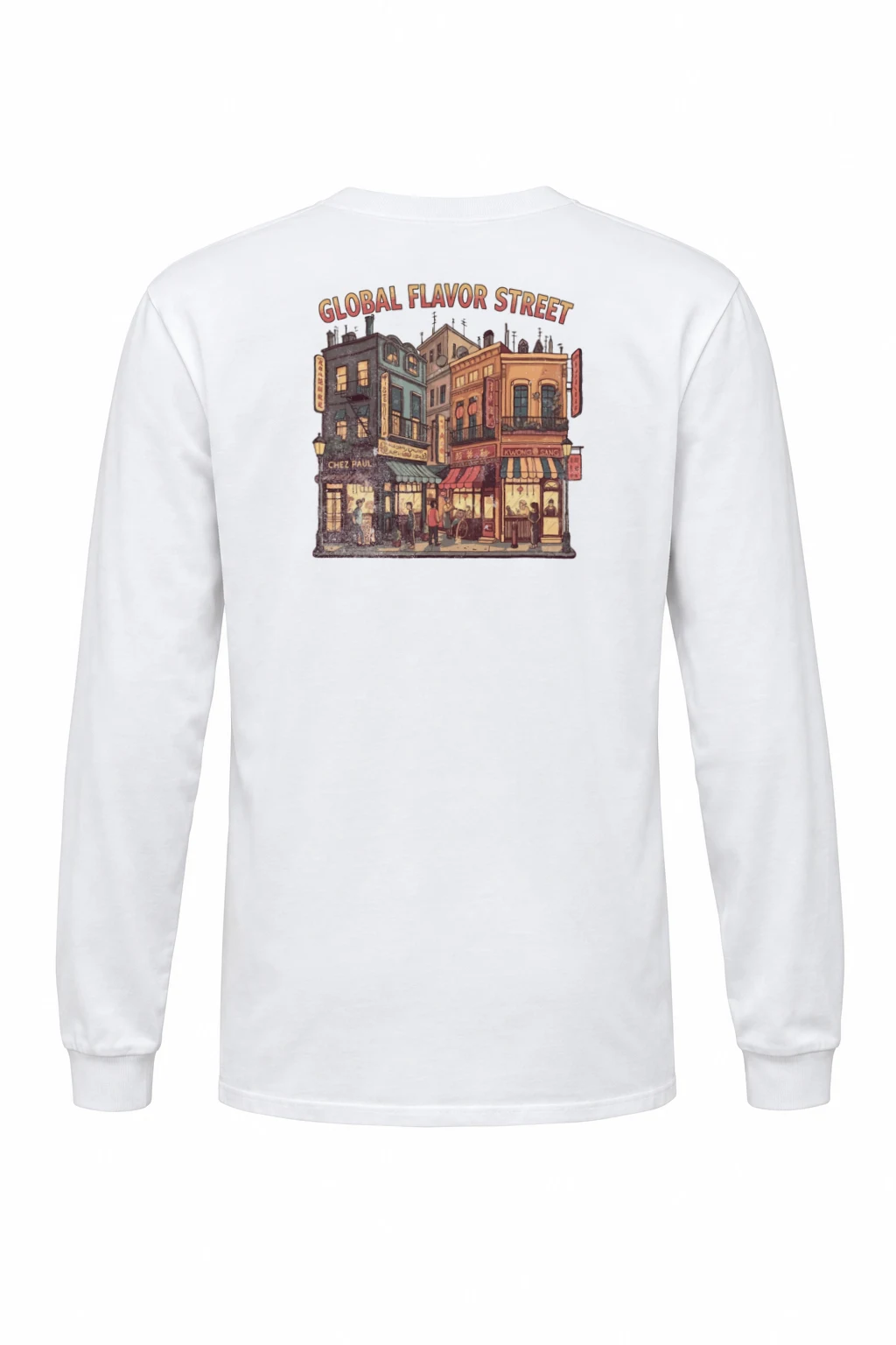 "Global Flavor Street" Unisex Longsleeve T-shirt | Gildan 2400