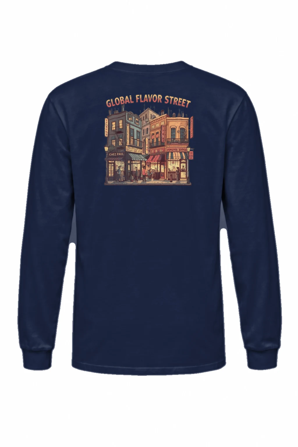 "Global Flavor Street" Unisex Longsleeve T-shirt | Gildan 2400