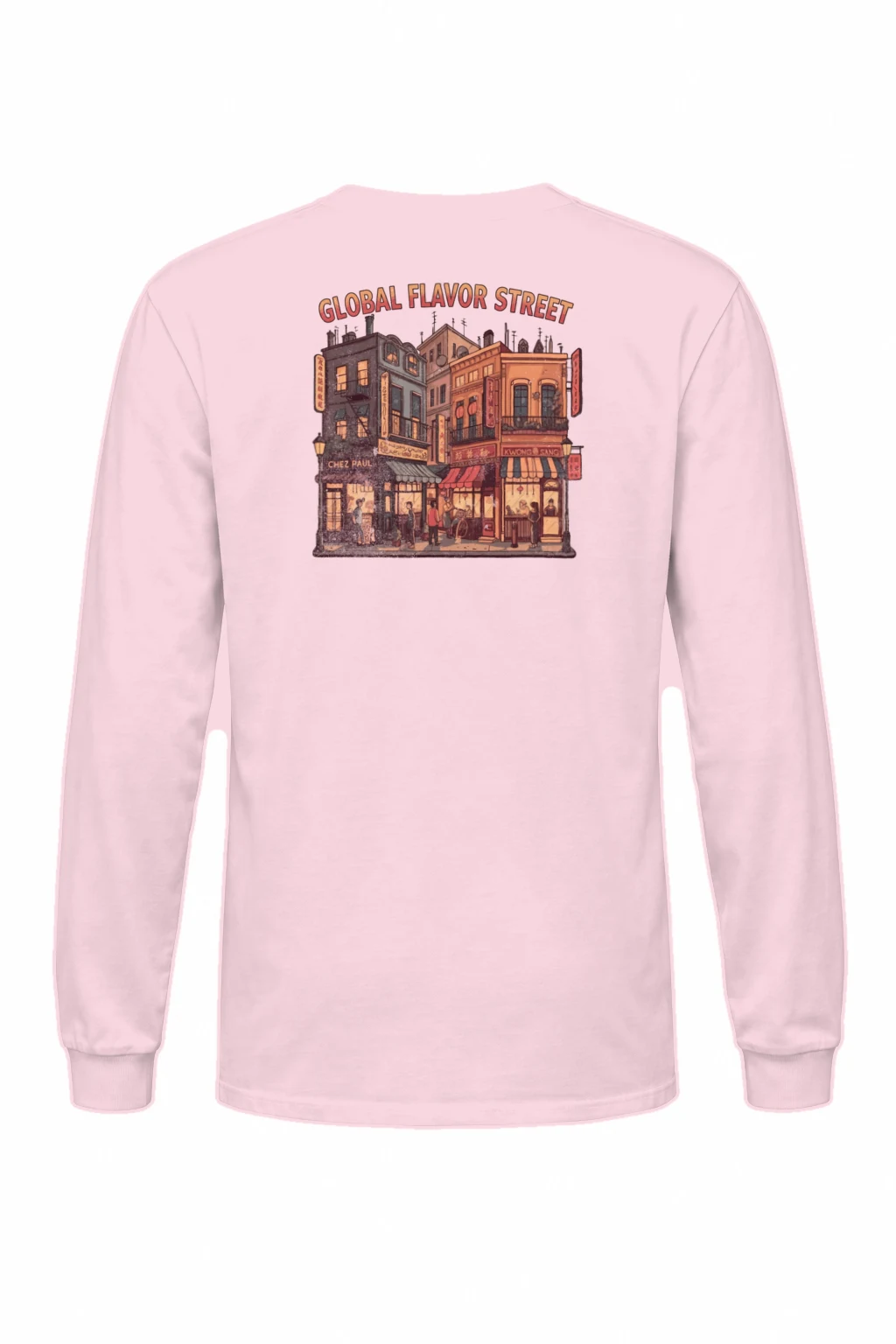 "Global Flavor Street" Unisex Longsleeve T-shirt | Gildan 2400