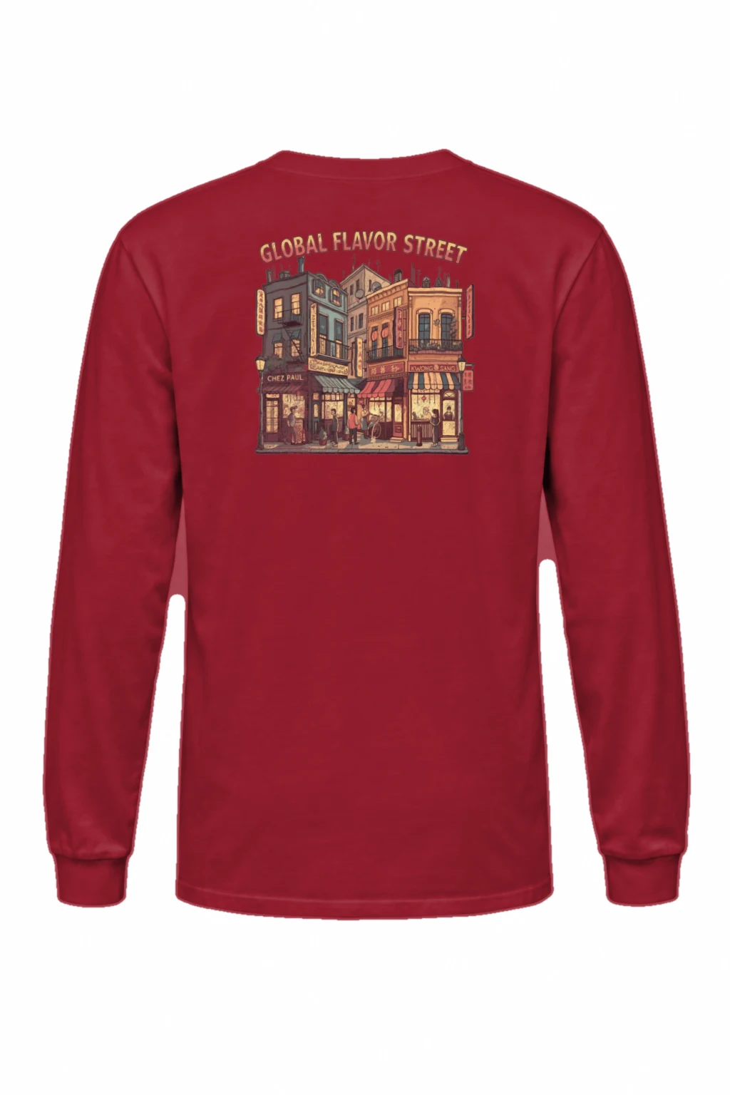 "Global Flavor Street" Unisex Longsleeve T-shirt | Gildan 2400