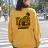"Global Route" Heavy Blend Unisex Crewneck Sweatshirt | Gildan 18000