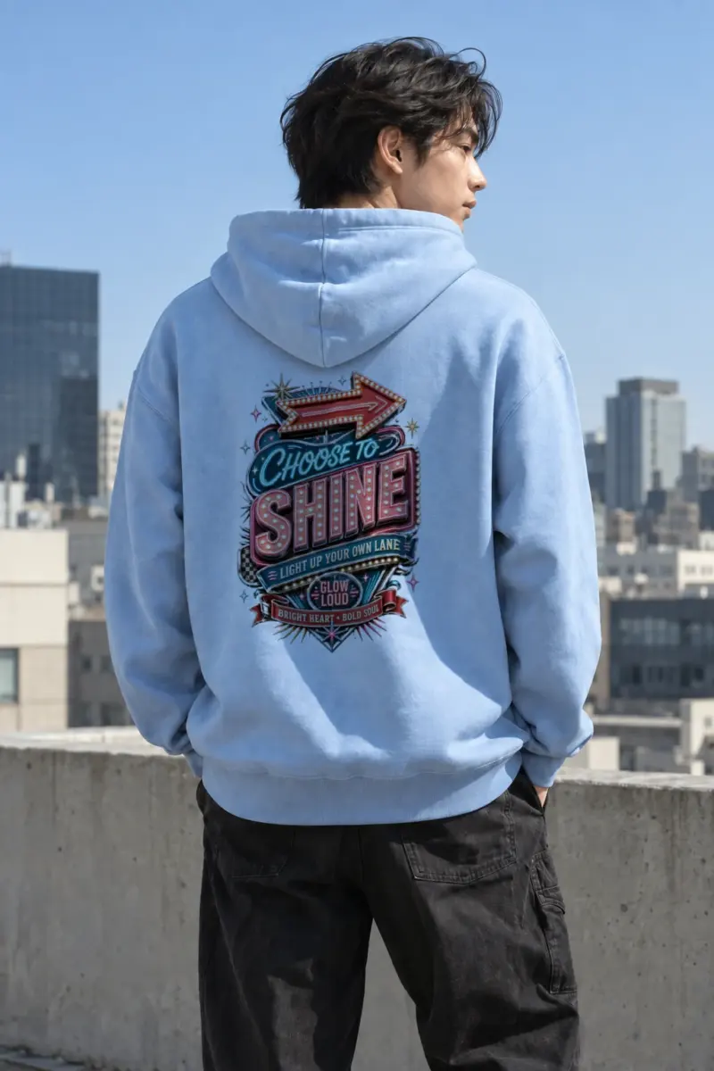 “Glow Loud” Heavy Blend Unisex Pullover Hoodie | Gildan 18500
