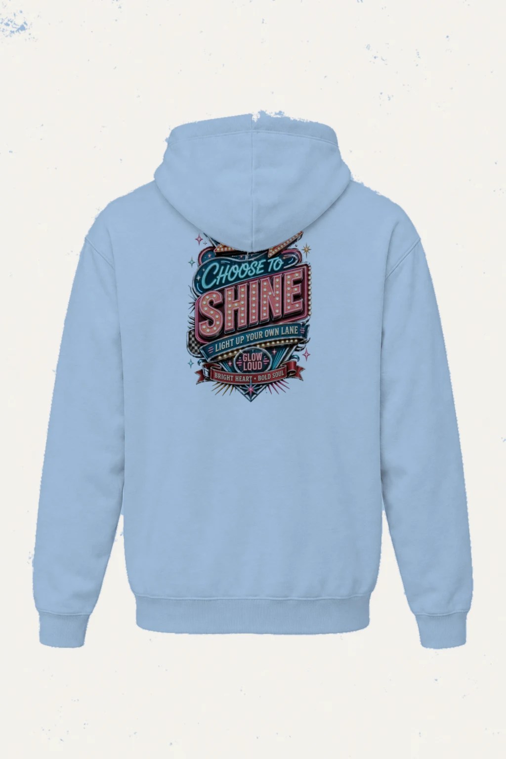 "Glow Loud" Heavy Blend Unisex Pullover Hoodie | Gildan 18500