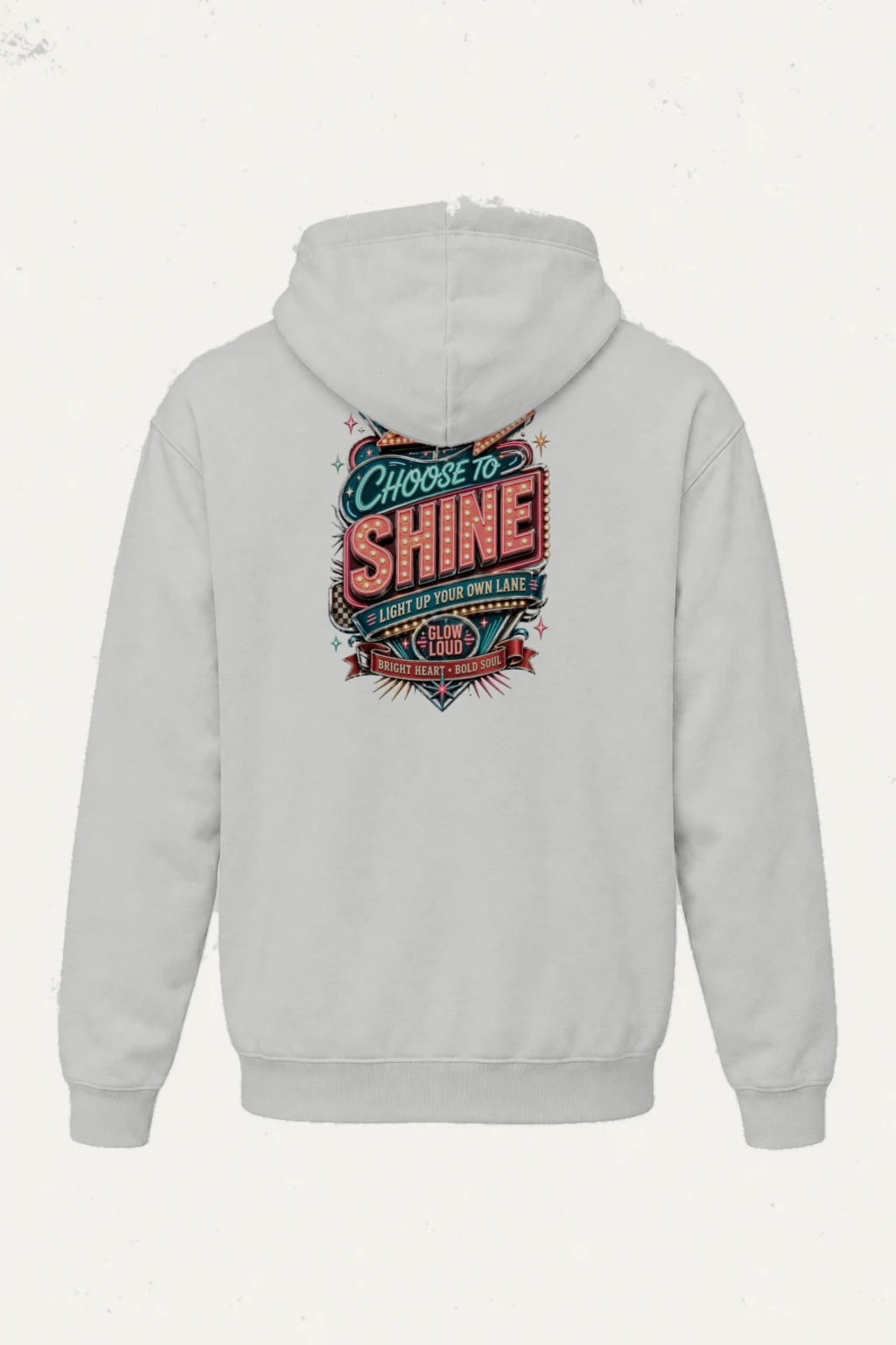 "Glow Loud" Heavy Blend Unisex Pullover Hoodie | Gildan 18500