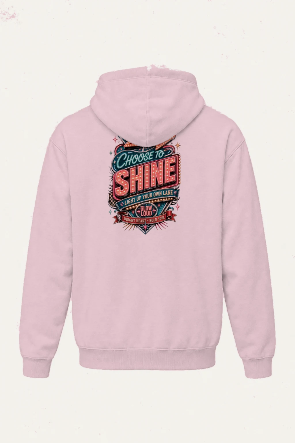 "Glow Loud" Heavy Blend Unisex Pullover Hoodie | Gildan 18500