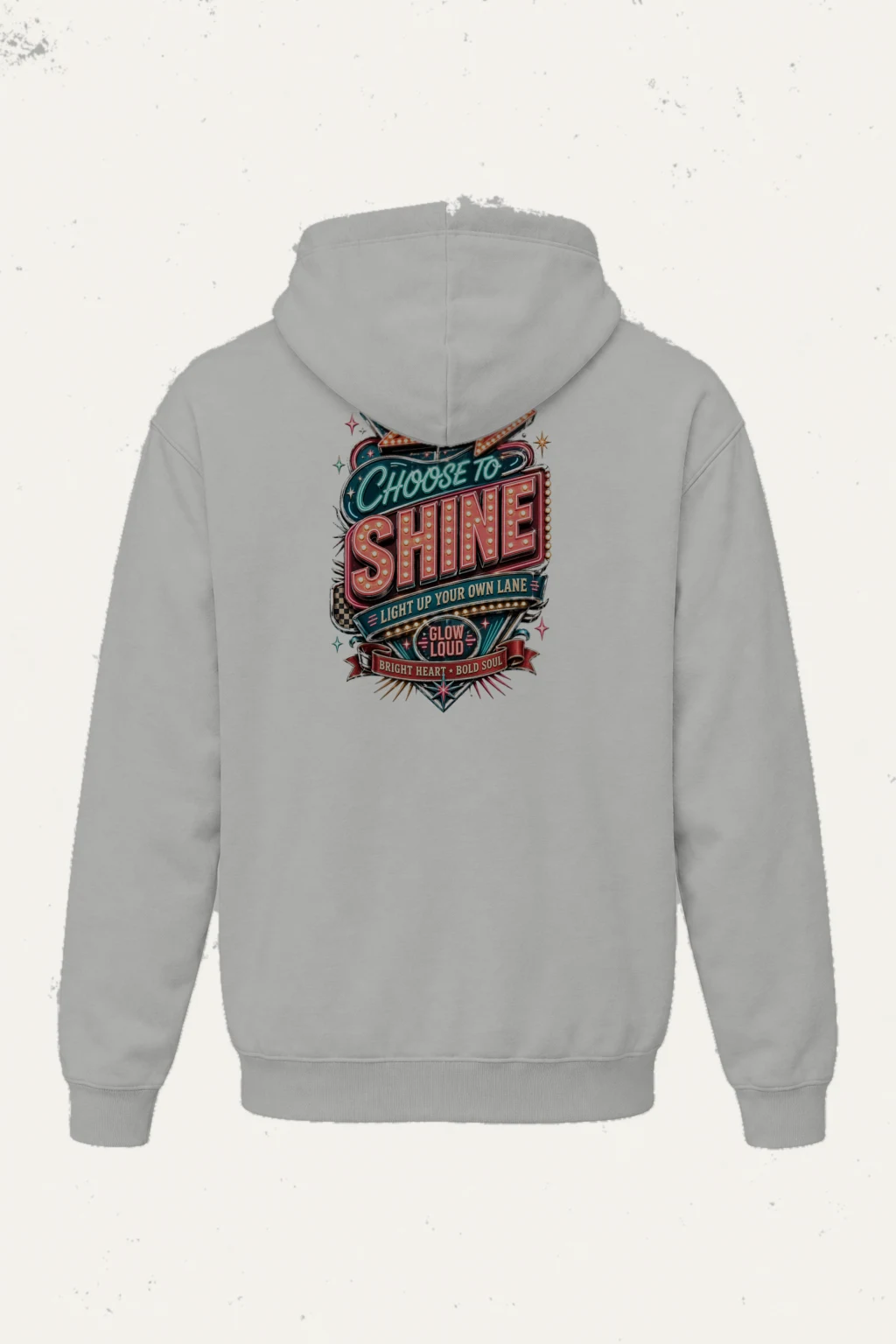 "Glow Loud" Heavy Blend Unisex Pullover Hoodie | Gildan 18500