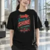 "Glow Loud" Heavyweight Unisex Crewneck T-shirt | Gildan 5000