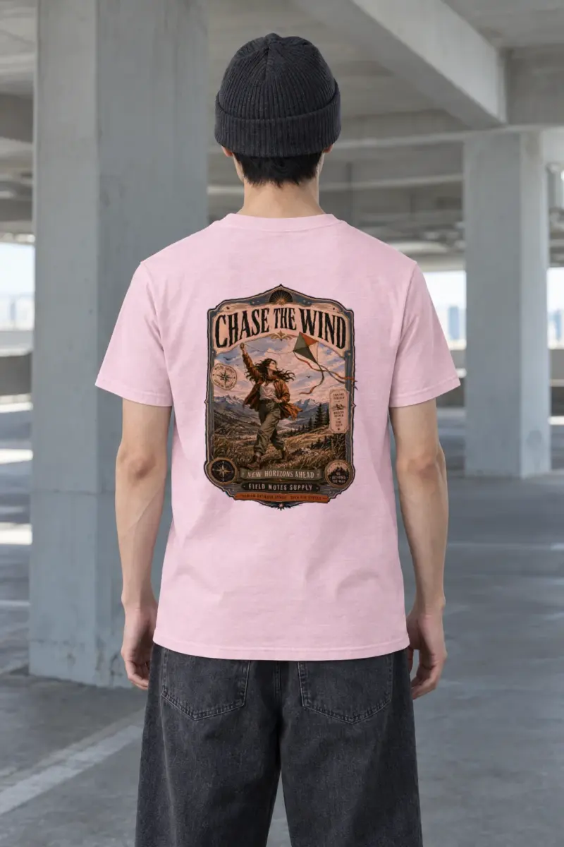 "Go Beyond The Map" Heavyweight Unisex Crewneck T-shirt