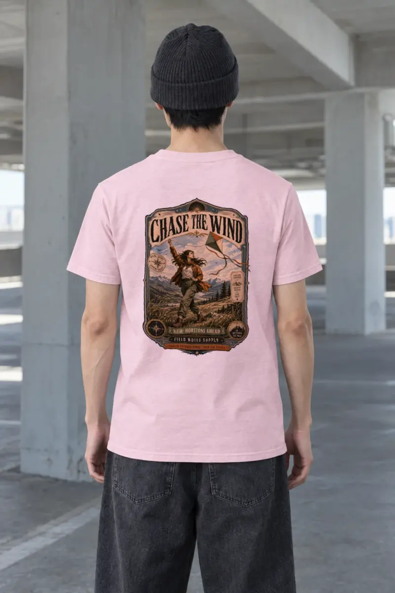 "Go Beyond The Map" Heavyweight Unisex Crewneck T-shirt