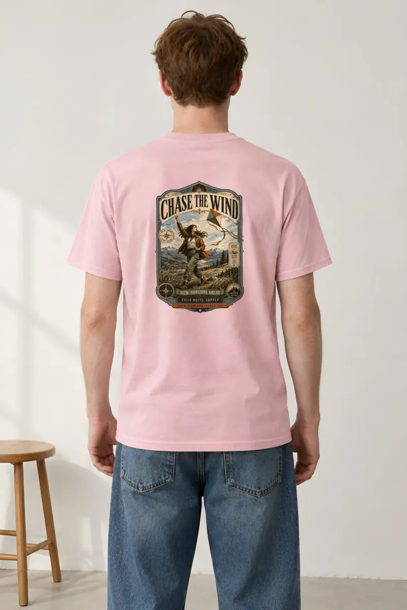 "Go Beyond The Map" Heavyweight Unisex Crewneck T-shirt