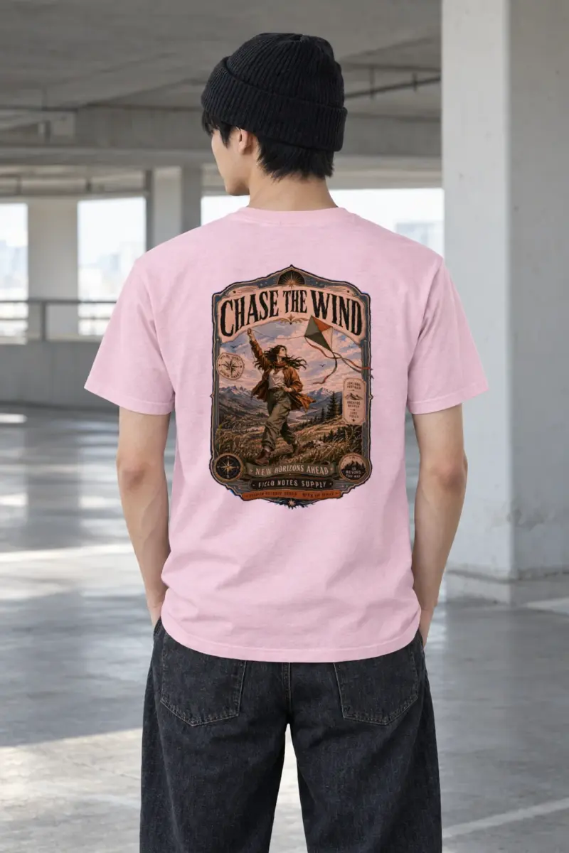 "Go Beyond The Map" Heavyweight Unisex Crewneck T-shirt