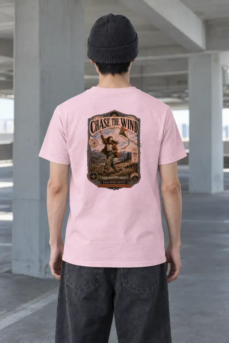 "Go Beyond The Map" Heavyweight Unisex Crewneck T-shirt