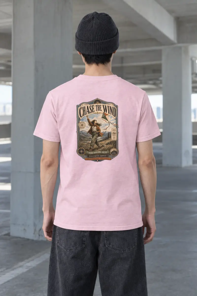 "Go Beyond The Map" Heavyweight Unisex Crewneck T-shirt
