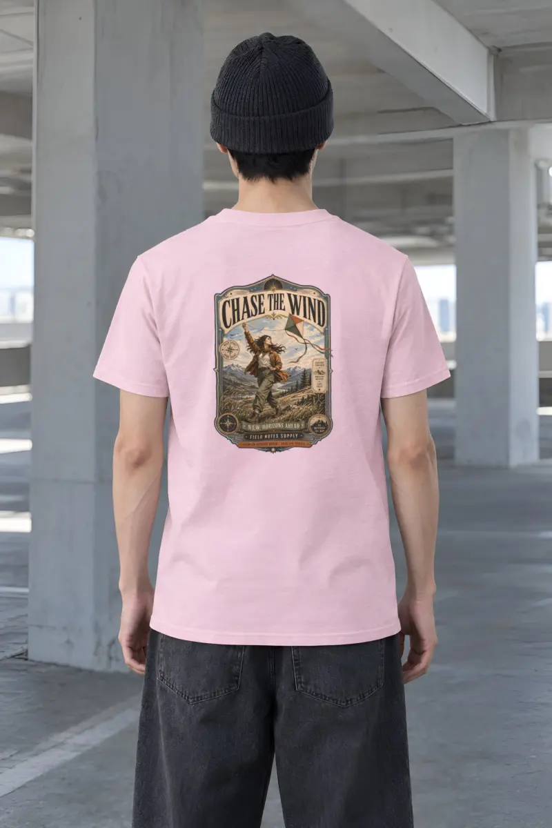 "Go Beyond The Map" Heavyweight Unisex Crewneck T-shirt