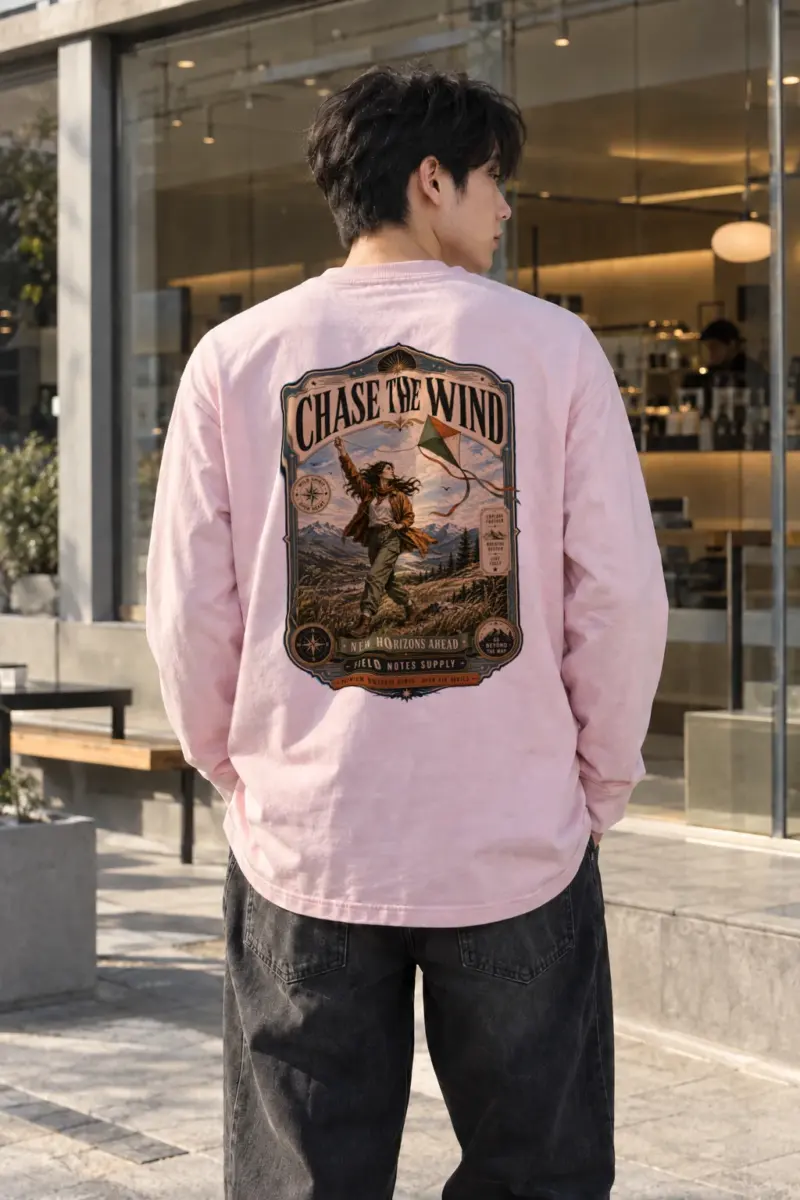 “Go Beyond The Map” Unisex Longsleeve T-shirt | Gildan 2400