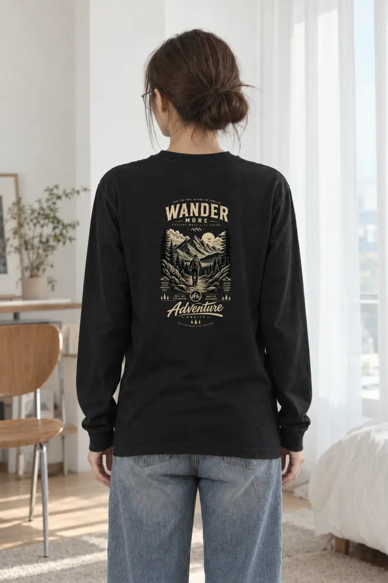 "Go Further Stay Wilder" Unisex Longsleeve T-shirt