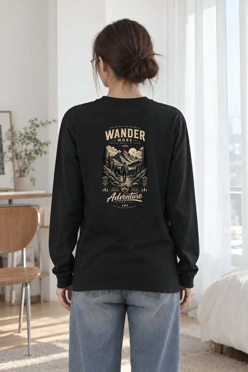 "Go Further Stay Wilder" Unisex Longsleeve T-shirt