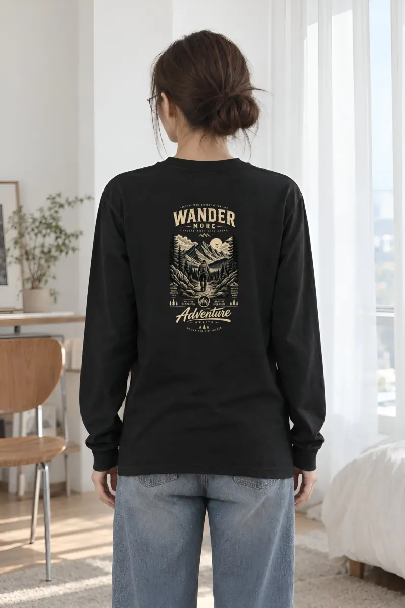 "Go Further Stay Wilder" Unisex Longsleeve T-shirt