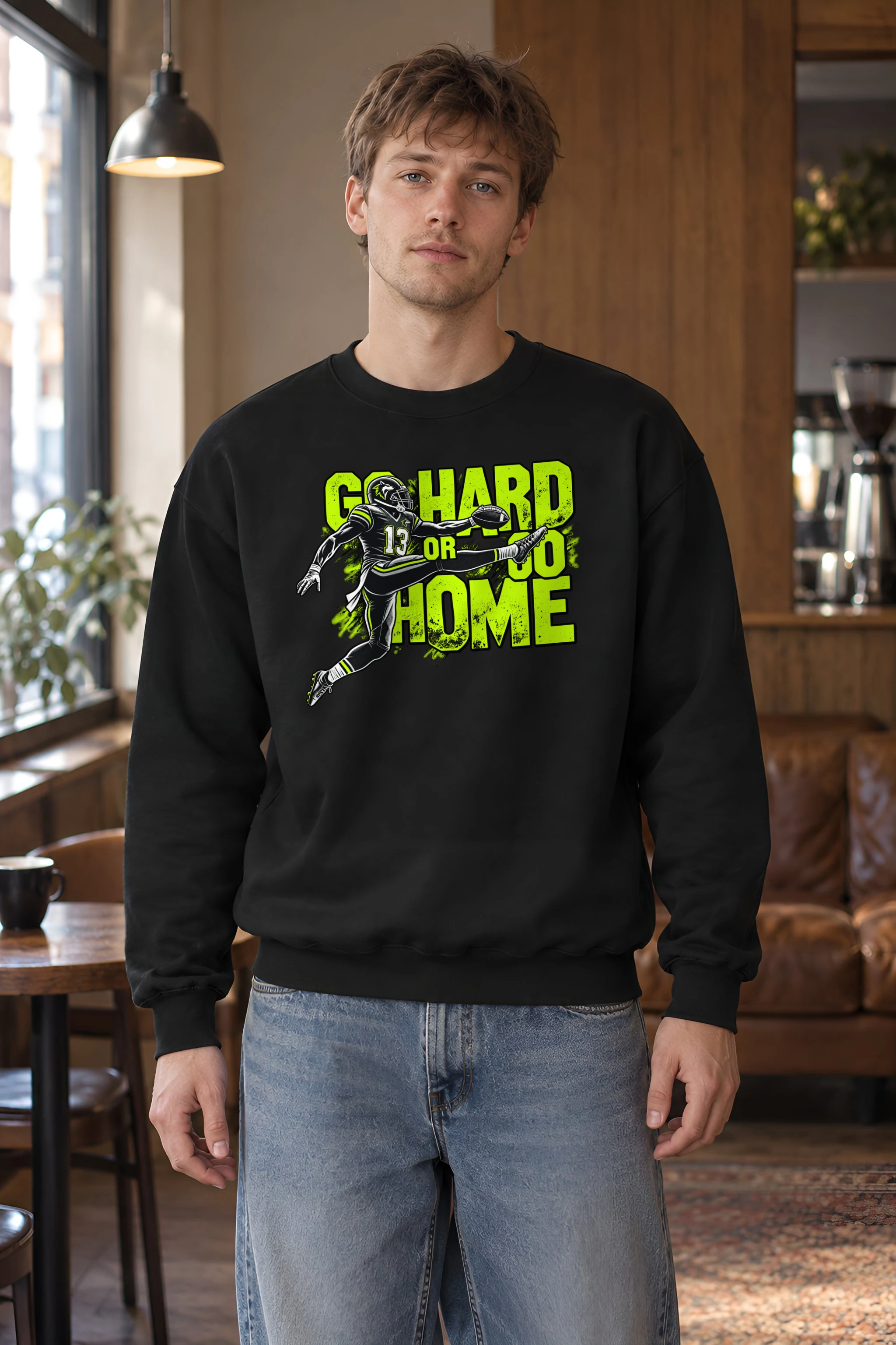 "Go Hard Or Go Home" 1 Crewneck Sweatshirt