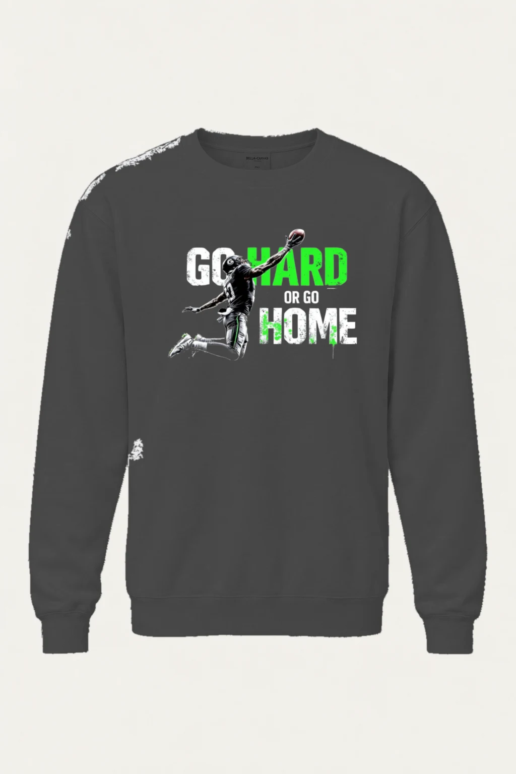 "Go Hard Or Go Home" Heavy Blend Unisex Crewneck Sweatshirt | Gildan 18000