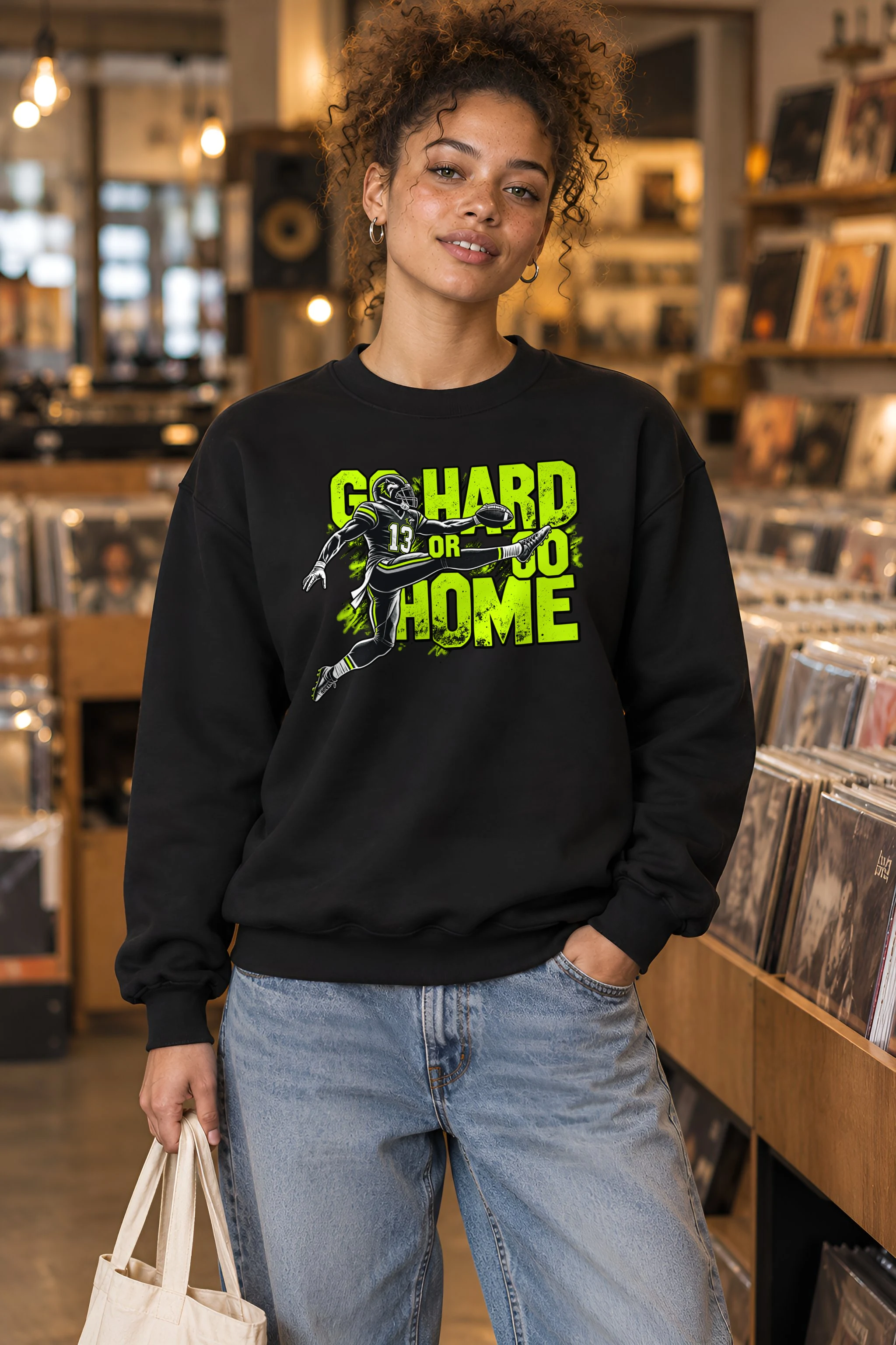 "Go Hard Or Go Home" 1 Crewneck Sweatshirt