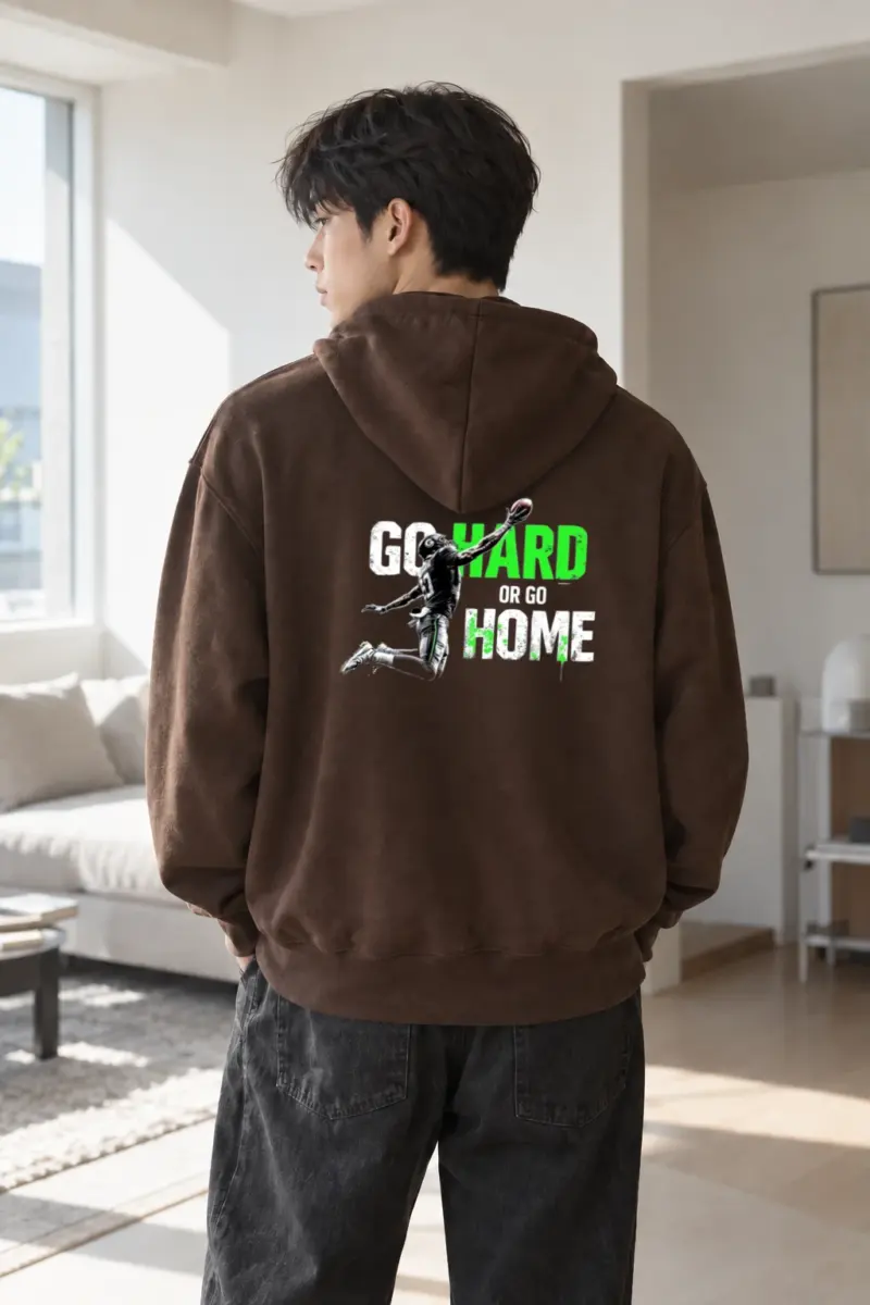 “Go Hard Or Go Home” Heavy Blend Unisex Pullover Hoodie | Gildan 18500