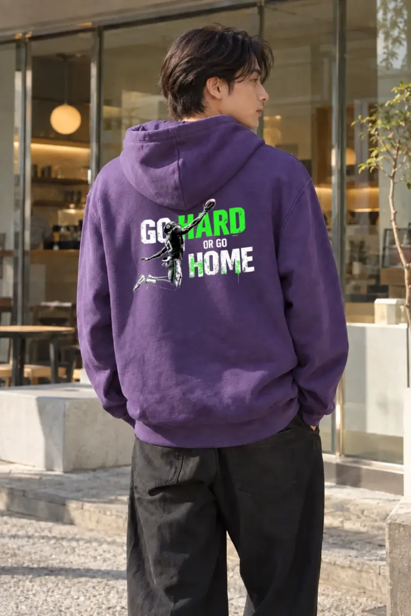"Go Hard Or Go Home" Heavy Blend Unisex Pullover Hoodie | Gildan 18500